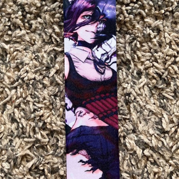 Chainsaw Man Lanyard Keychain Japanese Anime - Picture 4 of 5